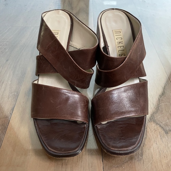 Excellent Condition Leather Mule Heels - Picture 3 of 8